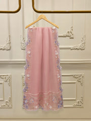 3 Piece- Pure Khaddi Silk Embroidered Suit S112424
