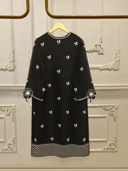 3 Piece - Pure Embroidered Cotton Net Suit S112440