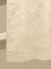 3 Piece - Pure Organza Embroidered Suit S112467