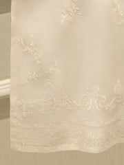 3 Piece - Pure Organza Embroidered Suit S112457