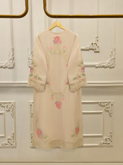 3 Piece - Pure Embroidered Cotton Net Suit S112472