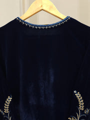 3 Piece - Embroidered Velvet Suit S112488