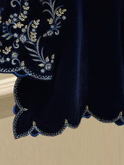 3 Piece - Embroidered Velvet Suit S112488