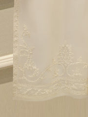 3 Piece - Pure Organza Embroidered Suit S112487