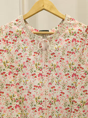 2 Piece - Digital Printed Embroidered Cambric Suit S112492