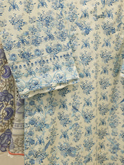 3 Piece - Digital Printed Embroidered Lawn Suit S112493