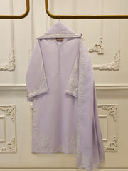 3 Piece - Embroidered Khaddar Suit S112498