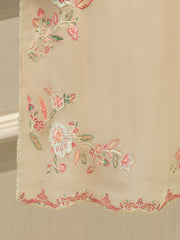 2 Piece - Pure Embroidered Cotton Net Suit S112497