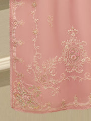 3 Piece - Pure Chiffon Embroidered Suit S112509