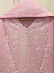 3 Piece - Embroidered Khaddar Suit S112505
