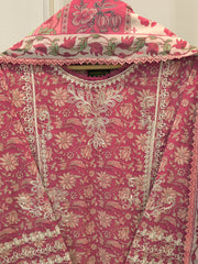 3 Piece - Digital Printed Embroidered Cambric Suit S112543