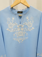 2 Piece - Embroidered Cambric Suit S112553