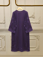 3 Piece - Pure Chiffon Embroidered Suit S112525