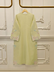 Piece- Pure Khaddi Silk Embroidered Suit S112563