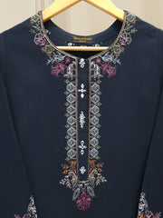 2 Piece - Embroidered Khaddar Suit S112582