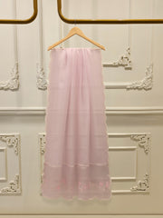 3 Piece - Pure Organza Embroidered Suit S112585