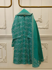 3 Piece - Embroidered Khaddar Suit S112583