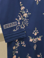 3 Piece - Embroidered Cambric Suit S112681