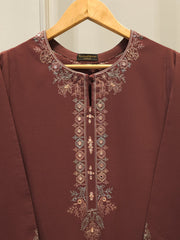 2 Piece - Embroidered Khaddar Suit S112693