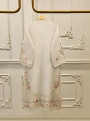 2 Piece - Pure Organza Embroidered Suit S112706