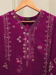 2 Piece - Embroidered Cambric Suit S112708