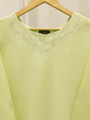2 Piece - Embroidered Cambric Suit S112718