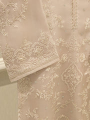 2 Piece - Pure Organza Embroidered Suit S112752