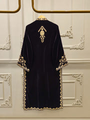 3 Piece - Embroidered Velvet Suit S112751