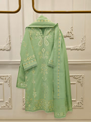 2 Piece - Embroidered Kora Cotton Suit S112768