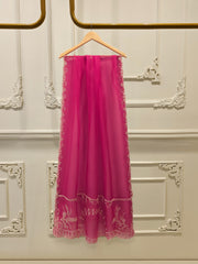 3 Piece- Pure Khaddi Silk Embroidered Suit S112770