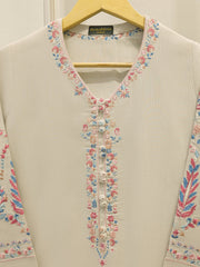 2 Piece - Embroidered Khaddar Suit S112786