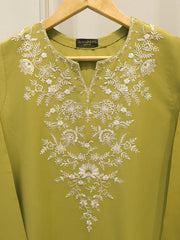 2 Piece - Embroidered Cambric Suit S112782