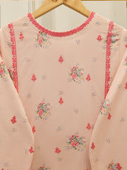 2 Piece - Digital Printed Embroidered Cambric Suit S112735