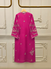 2 Piece - Pure Organza Embroidered Suit S112809