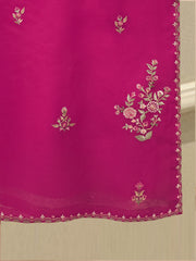 2 Piece - Pure Organza Embroidered Suit S112809