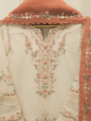 3 Piece - Embroidered Kora Cotton Suit S112817