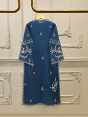2 Piece - Pure Organza Embroidered Suit S112471