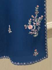2 Piece - Pure Organza Embroidered Suit S112471