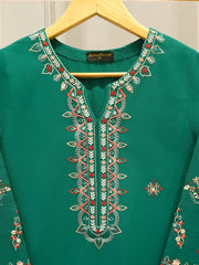 2 Piece - Embroidered Khaddar Suit S112797