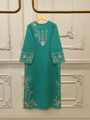 2 Piece - Embroidered Khaddar Suit S112838