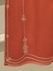 3 Piece- Pure Khaddi Silk Embroidered Suit S112816