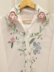 2 Piece - Embroidered Cambric Suit WS00204