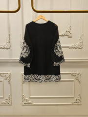 2 Piece - Pure Embroidered Cotton Net Suit S112814