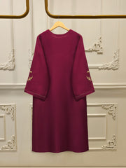 2 Piece- Pure Embroidered Sheesha Silk Suit S112856