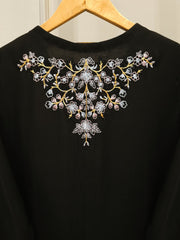 3 Piece - Pure Embroidered Cotton Net Suit S112844