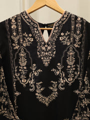 2 Piece- Pure Korean Silk Embroidered Suit S112851