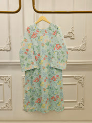 Digital Printed Embroidered Khaddar Shirt S112865