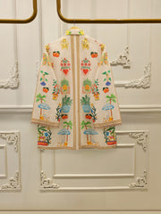 2 Piece - Digital Printed Embroidered Cambric Suit WS00211
