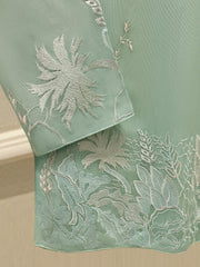3 Piece - Pure Embroidered Cotton Net Suit S112907