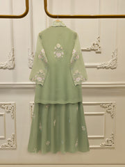 Pure Embroidered Cotton Net Shirt S112912
